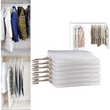 Şanal 145X70, 105X70 ve 90X60 Boyutlarında 3'lü Vakumlu Elbise Torbası Seti