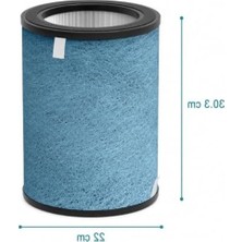 Şanal Shark Neverchange5 Max (HP300) Clean Sense Iq Hava Temizleyici Uyumlu Hepa Filtre - HP300 Serisi