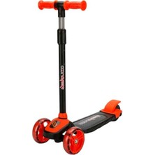 Şanal Turuncu Işıklı Scooter - Eğlenceli ve Güvenli Ulaşım