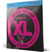 Şanal EXL170SL Bas Gitar Tel Seti , Xl, 45-100, Super Long Scale,
