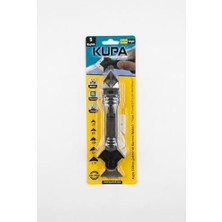 Şanal Kupa 5 Başlıklı Silikon Çekme ve Kazıma Aparatı, Paslanmaz Metal Raspalı Derz Mastik Temizleyici ve Şekillendirme Seti (3r, 6r, 10R, 13R, 17R) - Mutfak, Banyo, Pencere Uyumlu