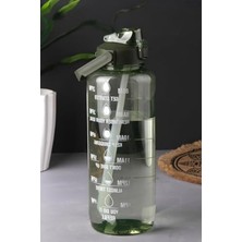 Şanal Kapaklı Motivasyon Su Şişesi, 1500 ml Kapasite