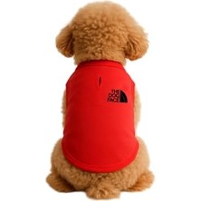 Şanal Kedi ve Köpek Kıyafeti & Elbisesi Kırmızı The Dog Face Atlet Xl