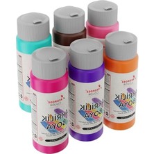 Şanal 6'lı Set Tamamlayıcı Renkler Akrilik Boya, 60ML