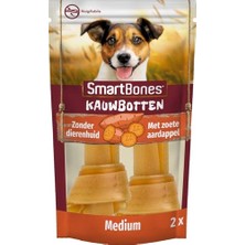Şanal Sweetpotato Medium Orta Boy Tatlı Patatesli Kemik 2'li, 158 gr Köpek Ödülü