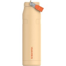 Şanal 1.06 Litre Pipetli Termos Su Şişesi, Paslanmaz Çelik, Şık