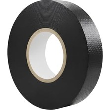 Şanal Kendinden Kaynayan Silikon Soğuk Sarma Eriyen Bant 19MM x 5m Tekli Hava Su Elektrik Izolasyonu Siyah