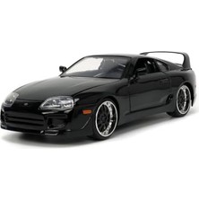 Şanal Jada Toys Fast & Furious 1995 Toyota Supra 1:24 Oyuncak Araba, Model Araba, Siyah