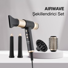Fakir Airwave Silver Saç Şekillendirici Set 2000 W