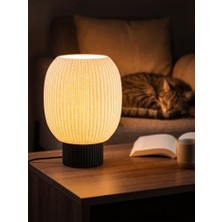 Şanal Styline - Modern Masa ve Gece Lambası – Ambiyans Lambası, Dekoratif LED Abajur, E14 Duy
