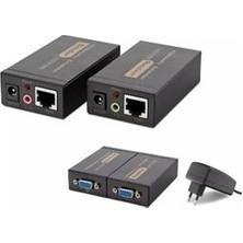 Hadron HDX1318 100M VGA + Audio Extender 1920×1440 @ 60Hz  Siyah