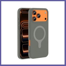Nida Joko iPhone 18 Pro Max/17 Pro Max Z Silikon Magsafe Kapak - Gri Nıda