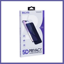 Nida iPhone 18 Pro Max Bilvis 5d Privacy Diamond Hayalet Cam Ekran Koruyucu Nıda