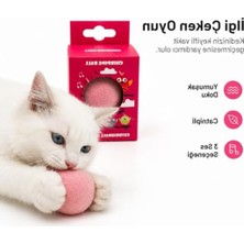 Şanal Sesli Pilli Kedi Oyuncağı, Kedi Topu, Interaktif Oyun