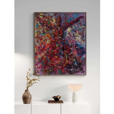 Simurg Sanatevi Sonsuzlukta Semazen Yağlı Boya Tablosu - Tuval Üzerine El Yapımı - 120 x 145 cm