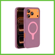 Bezos Joko iPhone 18 Pro Max/17 Pro Max Z Silikon Magsafe Kapak - Mor Dmc