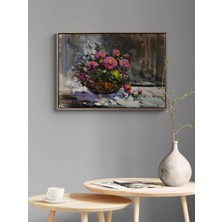 Simurg Sanatevi Fırçanın Baharı Yağlı Boya Tablosu - Tuval Üzerine El Yapımı - 70 x 50 cm