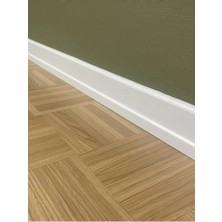 Kms Home 6 cm Lake Beyaz Mdf Süpürgelik Düz Beyaz 244 cm (Tanıtım Fiyatıdır)