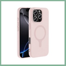 Bşk Virgo Joko iPhone 16 Pro Max Z Silikon Magsafe Kapak - Pembe BSK2026