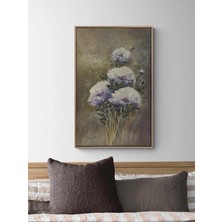 Simurg Sanatevi Eflatun Mevsimi Yağlı Boya Tablosu - Tuval Üzerine El Yapımı - 50 x 80 cm