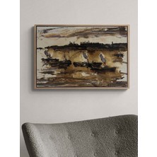 Simurg Sanatevi Istanbul’un Sessizliği Yağlı Boya Tablosu - Tuval Üzerine El Yapımı - 60 x 40 cm