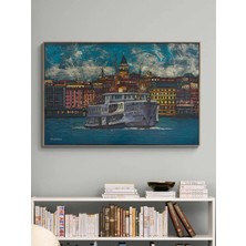 Simurg Sanatevi Barış Manço’nun Izinde Yağlı Boya Tablosu - Tuval Üzerine El Yapımı - 120 x 80 cm