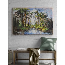 Simurg Sanatevi Doğanın Sükuneti Yağlı Boya Tablosu - Tuval Üzerine El Yapımı - 120 x 80 cm