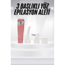 Homestead 3 Başlıklı Yüz Kaş Epilasyon Aleti Değiştirilebilir Başlık Hassas Ciltlere Uygun