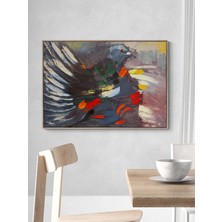 Simurg Sanatevi Güvercin Gölgesi Yağlı Boya Tablosu - Tuval Üzerine El Yapımı - 100 x 70 cm