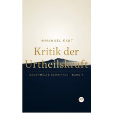 Step Kitap Kant's Gesammelte Schriften. Band V. Kritik Der Urtheilskraft