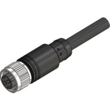 Katlax CBF12-S55N0-10BPVC 5 Pin Dişi M12 10M Düz Pvc Sensör Kablosu