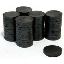 En İyisini İste 50 Adet 18 mm x 3 mm Yuvarlak Kömür Mıknatısı Çok Amaçlı Kullanım İçin Duvar Süsü