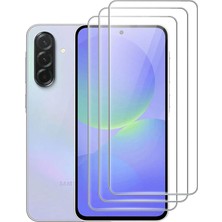Universal Samsung ile Uyumlu Galaxy A36 Kırılmaz Cam 3 Adet Temperli Şeffaf Ekran Koruyucu(3'lü Paket)