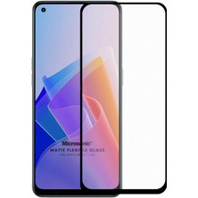 Universal Oppo Reno 7 Lite Seramik Matte Flexible Ekran Koruyucu Siyah [reno 7 Lite ile Uyumlu Ekran Koruyucu]