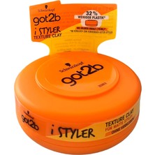 Universal Schwarzkopf Istyler Texture Clay Mat Saç Şekillendirici 75 ml