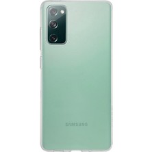 Universal Samsung Galaxy S20 Fe Uyumlu ile Uyumlu Kapak 1mm Şeffaf Silikon Kılıf