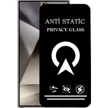 Universal Galaxy S24 Ultra Uyumlu Tam Kaplayan Anti Statik Görünmez Safir Ekran Koruyucu Hayalet Cam
