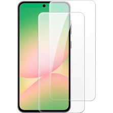 Universal Samsung Galaxy A57 5g ile Uyumlu Ekran Koruyucu Şeffaf Temperli Kırılmaz Cam Ekran Koruyucu 2 Adet