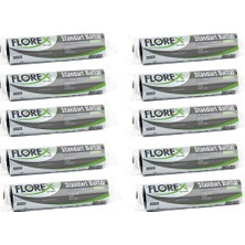 Florex Standart Battal Boy 10 Adet Siyah Çöp Torbası 72 x 95 cm 10 Paket