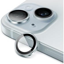 Universal iPhone 13,13 Mini,12 Pro Max Için, Kamera Lens Koruyucu, Basit Kurulum, Hd Berrak Görüntü, Metal Çerçeve, 9h Temperli Cam, Çizilmeye Dayanıklı, Camera Lens Protector (Mavi)