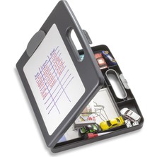 Universal Kuru Silinebilir Pano ile Aktiviteler Için Pano Kutusu, Mektup/a4, Antrasit (83383)