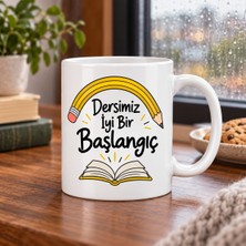 Ulu Pazarlama Dersimiz Iyi Bir Başlangıç Tasarımlı Porselen Kupa - Model 579