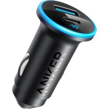 Universal 323 52.5W Çakmak Girişli Usb-C Araç Şarj Cihazı, Powerıq 3.0 Hızlı Şarj, Siyah - A2735