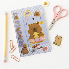 Universal 22X15 Capybara Temalı Mıknatıs Kapaklı Defter (100 Yaprak) - M3