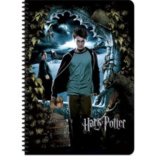 Universal Harry Potter A5 60 Yapraklı Kareli Spiralli Karton Kapak Defter