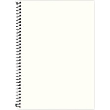 Universal Lé Color 2015074/3 Eco Kraft Sert Kapaklı, Spiralli, Sarı Kağıtlı, 200 Sayfa Yeşıl