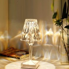 Oktay Sesal Gün Işığı LED Masa Lambası Pilli LED Işık Romantik Hediye 2in1 LED Işıklı Mini Abajur + Işıklı Bardak
