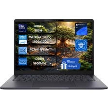 Asus Expertbook B3 (B3405CCA) Intel® Core™ Ultra 7 255H 16GB Ddr5 2tb SSD Intel Graphics 14"wuxga (1920 x 1200)300 Nit WIN11PRO Taşınabilir Bilgisayar B3405CCALY3481PEX09