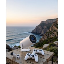 Fantastik Store Taşınabilir Full Hd 8 GB Ayaklı Çift Kollu 4K Video Oyun Konsolu