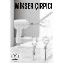 Fantastik Store Şarjlı El Mikseri USB Şarjlı Elektrikli Taşınabilir Mini Paslanmaz Çelik